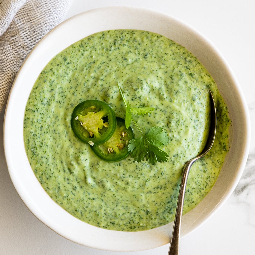 Easy Cilantro Sauce: Jazz Up Tacos, Salads & More